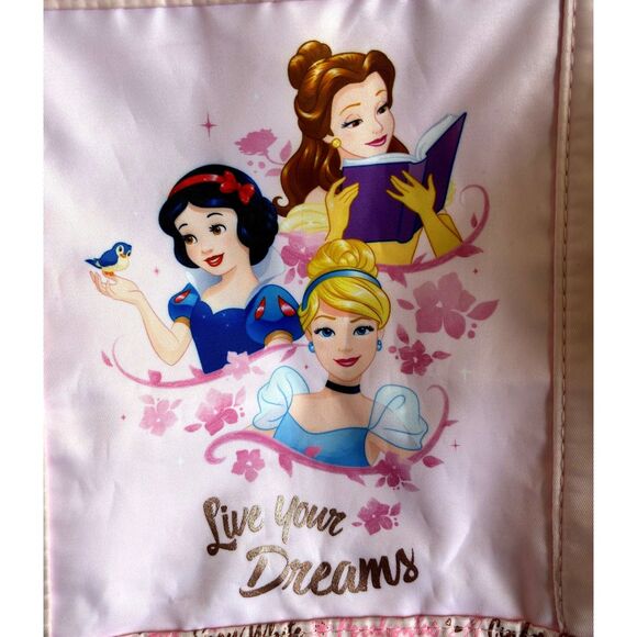 Disney Parks Authentic Princess Live Your Dreams Lg. Duffle ,Overnight Bag - Picture 3 of 8